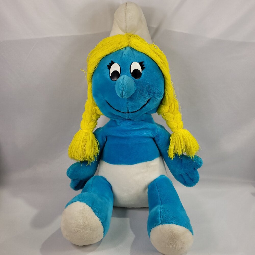 The Smurfs Vintage 36" Jumbo Plush Smurfette Giant Stuffed Toy